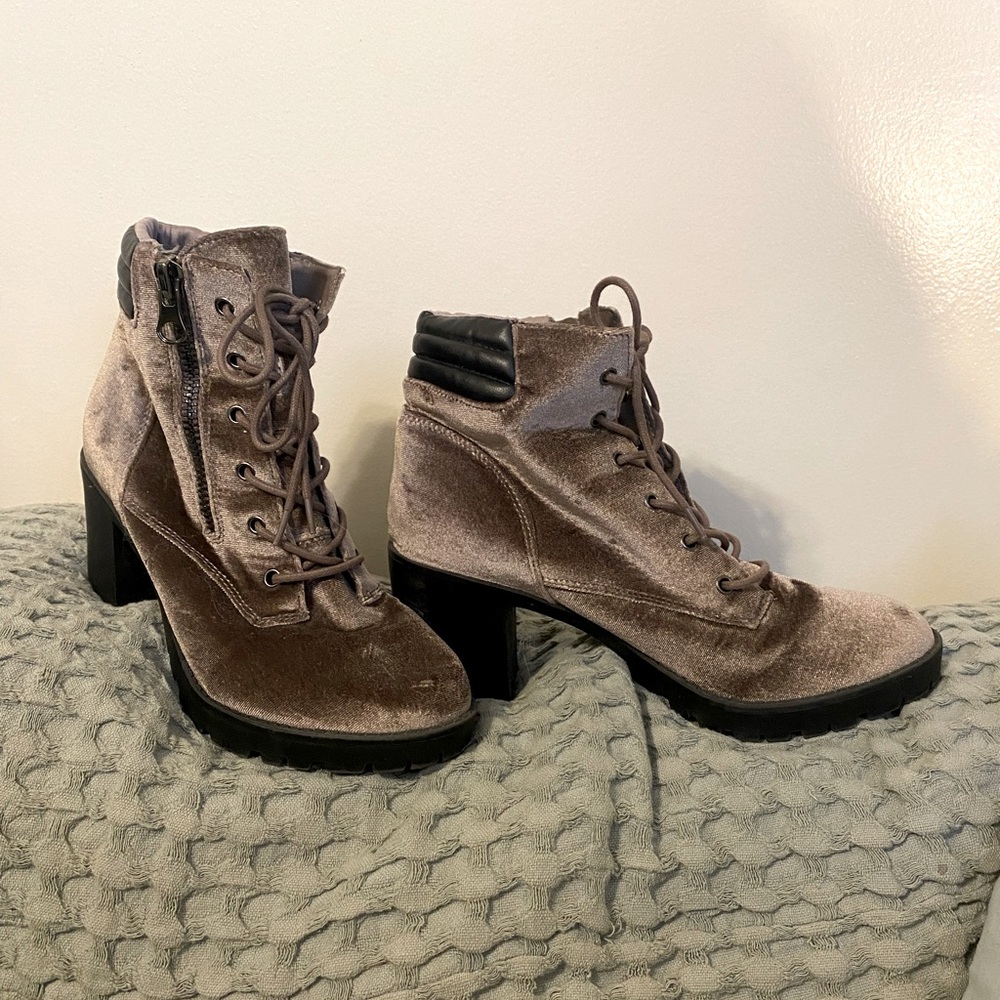 Madden Girl Velvet Boots